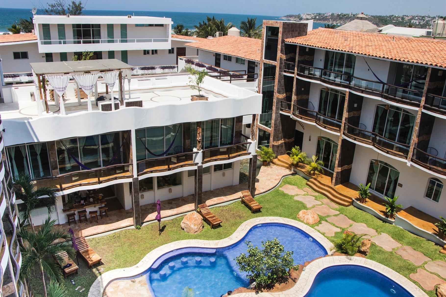 Hotel Rockaway Puerto Escondido  Exterior foto